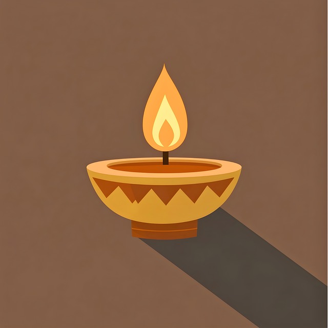 Download free HD stock image of Ai Generated Diya Free ai generated diya candle illustration