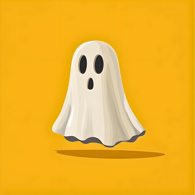 Free ai generated ghost halloween illustration