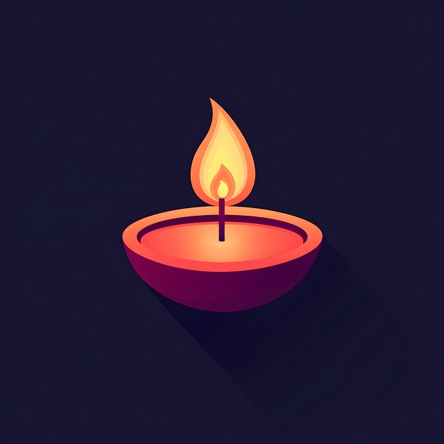 Download free HD stock image of Ai Generated Diya Free ai generated diya candle illustration
