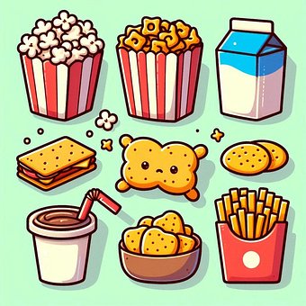 Free Ai Generated Snack illustration and picture