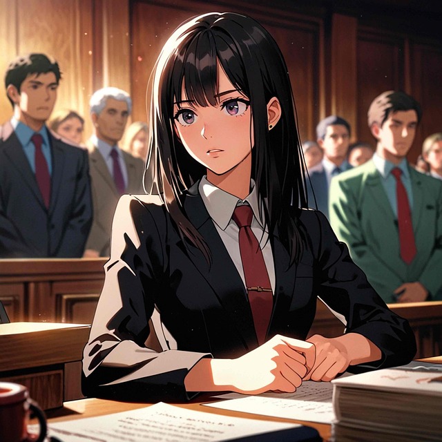 Free ai generated lawyer anime illustration