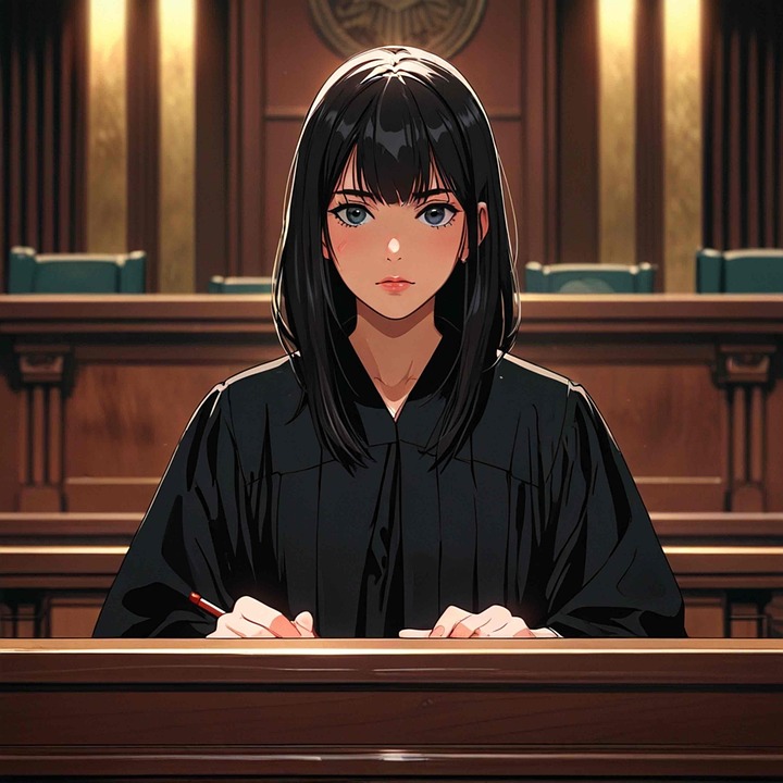 Download Ai Generated, Judge, Courtroom. Royalty-Free Stock ...