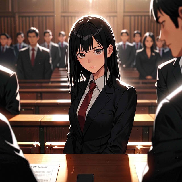 Free ai generated lawyer anime illustration