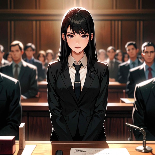 Free ai generated lawyer anime illustration