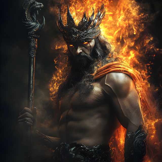 Download free HD stock image of Ai Generated Hades Free ai generated hades god illustration