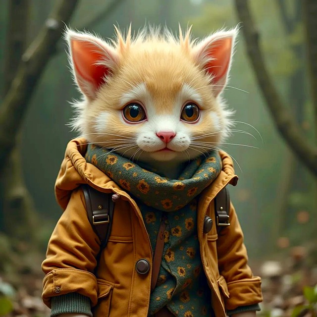 Free ai generated animal cat illustration