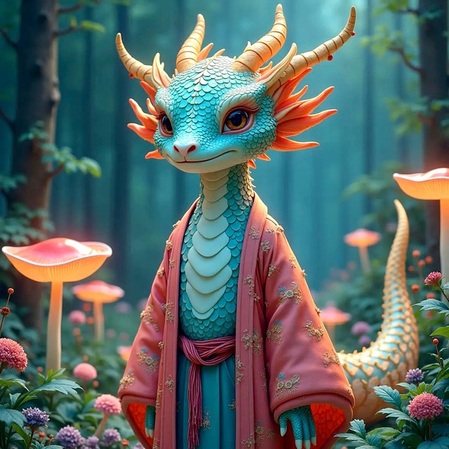Free ai generated fantasy creature illustration
