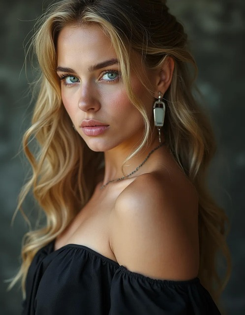 Ai Generiert, Frau, Blondes Haar