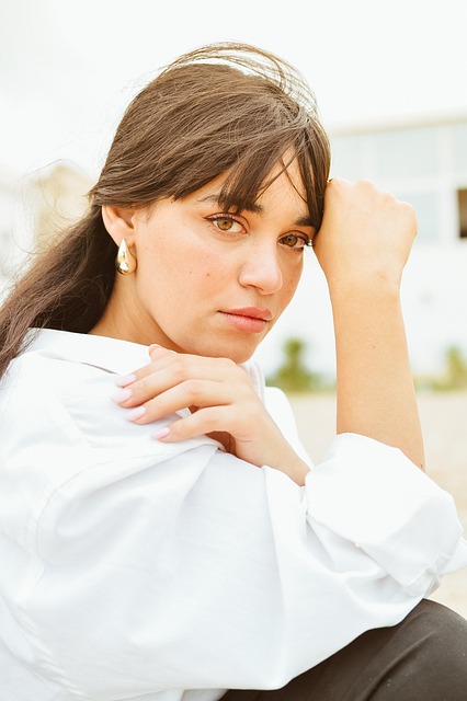 Fată, Mare, Epocă, Iarnă, Portret