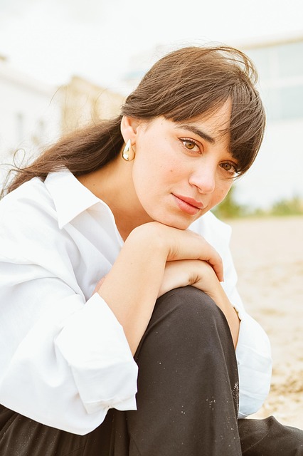 Fată, Mare, Epocă, Iarnă, Portret