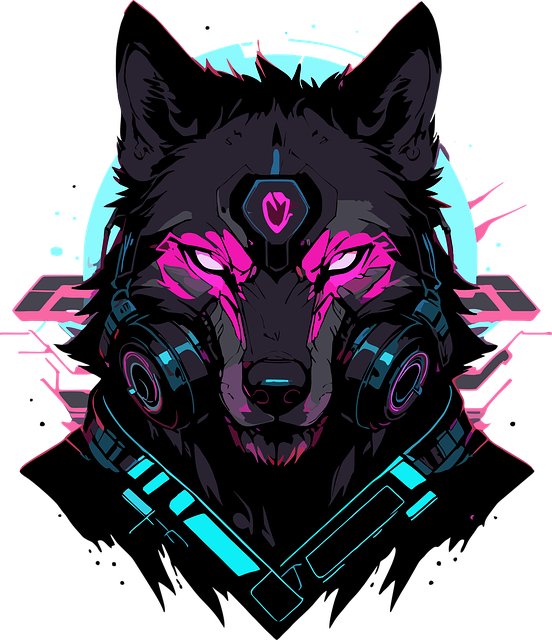 Free Ai Generated Wolf illustration and picture