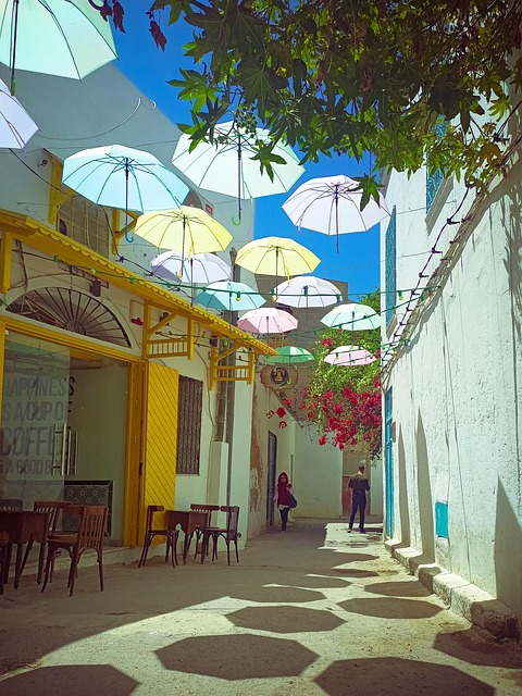 Medina, Oraș, Tunisie, Cartagina, Culori