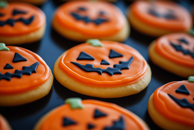 Free ai generated halloween dessert illustration