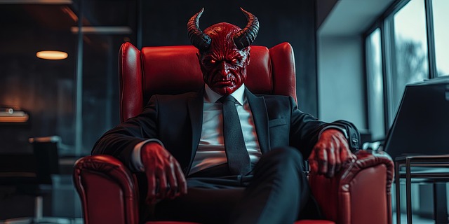Free ai generated demon business illustration