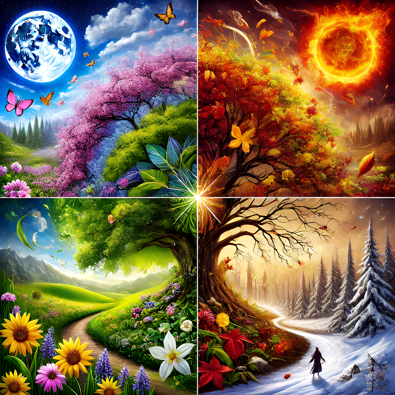 Download Circle, Seasons, Seasons Of Life. Royalty-Free Stock ...