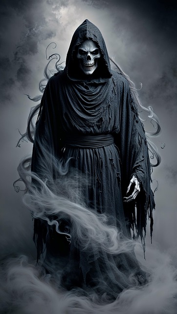 Ai Generiert, Tod, Halloween, Skelett