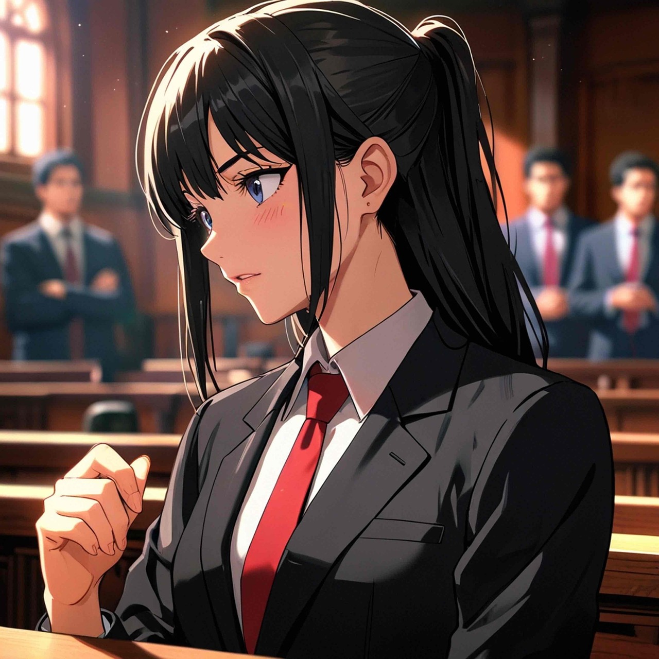 Download Ai Generated, Judge, Courtroom. Royalty-Free Stock ...