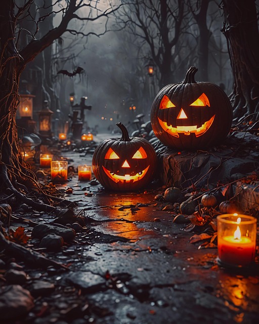 Free Ai Generated Halloween illustration and picture