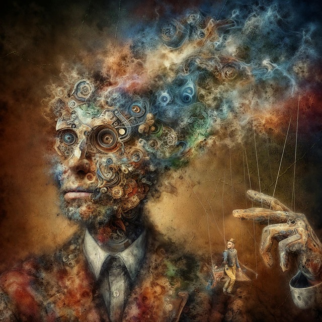 Free ai generated man imagination illustration