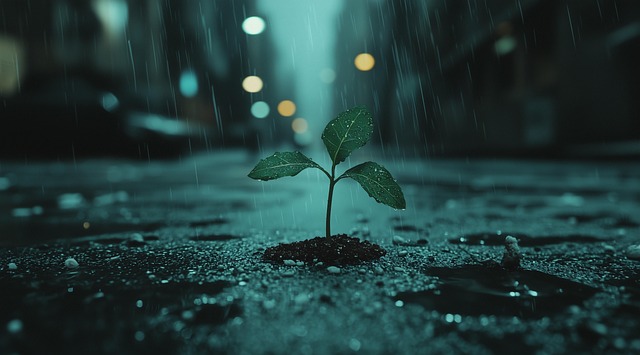 Free ai generated sprout green plant illustration