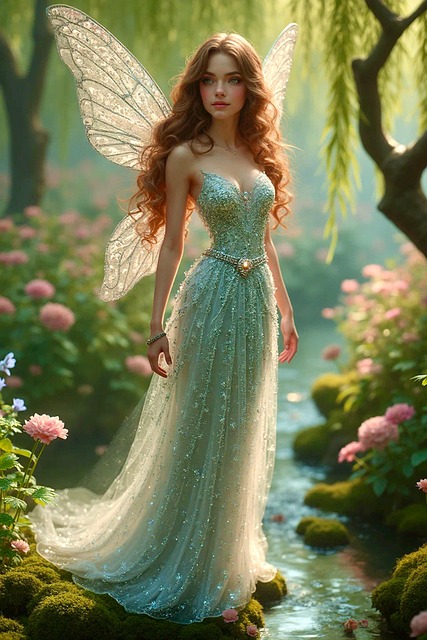 Download free HD stock image of Ai Generated Fairy Free ai generated fairy beautiful illustration