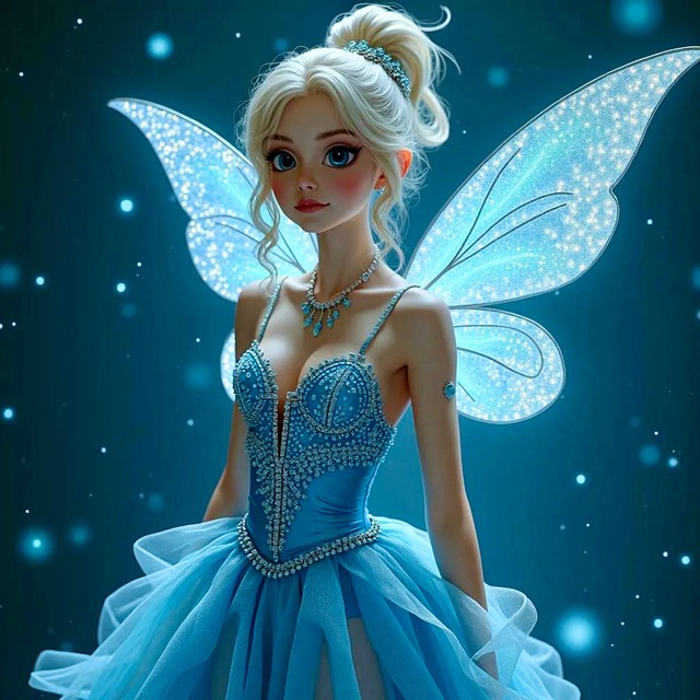 Free ai generated pretty pixie illustration