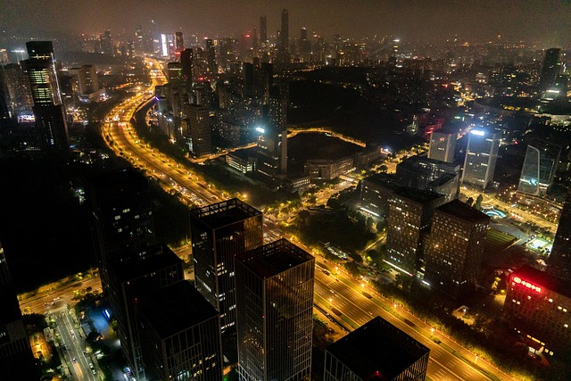 Free City Night View photo and picture