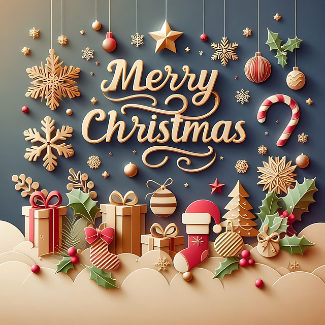 Free ai generated festive christmas art holiday season illustration illustration