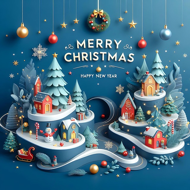 Festliche Weihnachtskunst