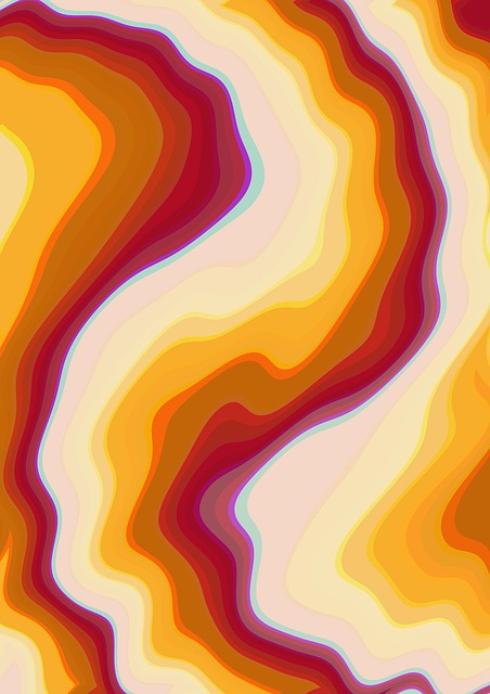Free pattern waves twirl illustration