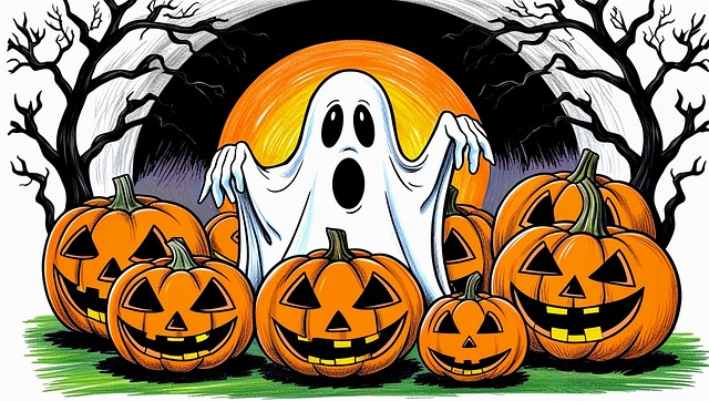 Ai Gegenereerd, Halloween, Geest, Nacht