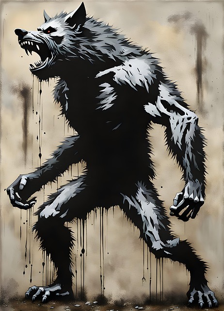Free werewolf wolf fantasy illustration