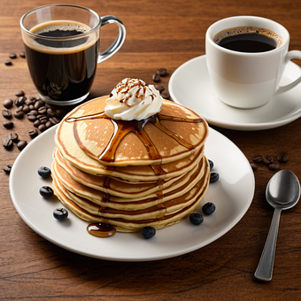 Free Ai Generated Pancakes illustration and picture