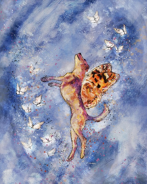 Cachorro, Borboleta, Inspirador