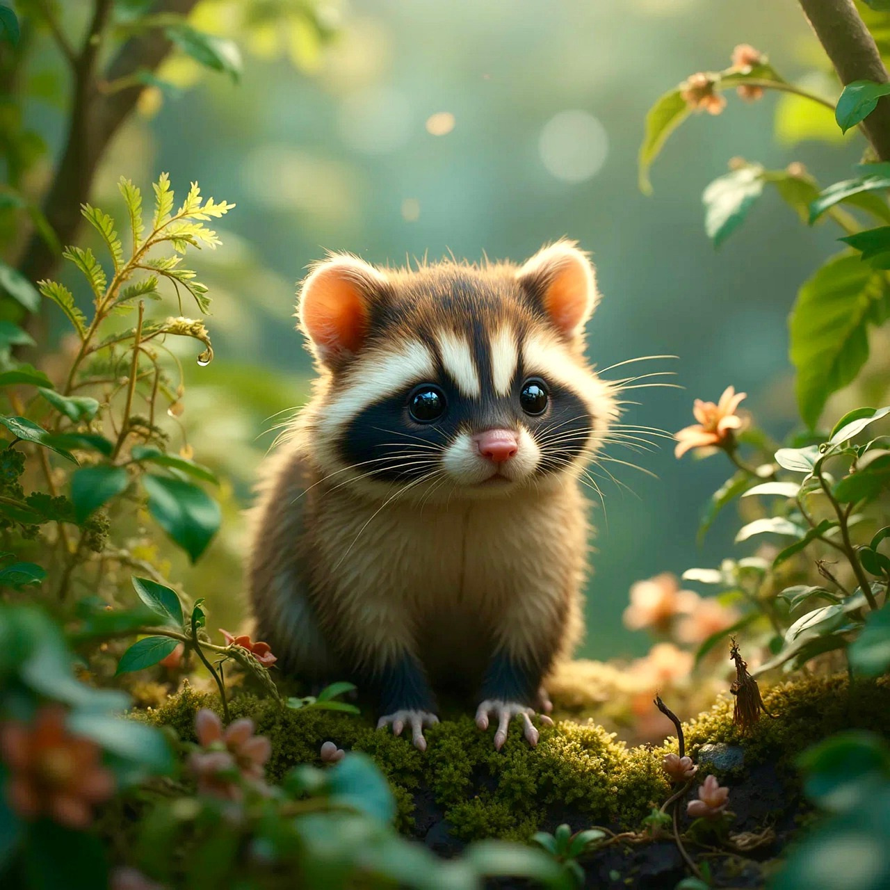 Download Ai Generated, Raccoon, Baby. Royalty-Free Stock Illustration ...