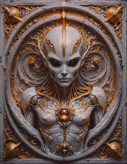 Free ai generated alien background illustration