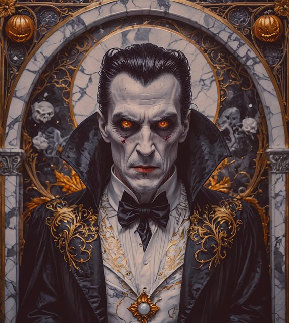 Download free HD stock image of Ai Generated Dracula Free ai generated dracula vampire illustration