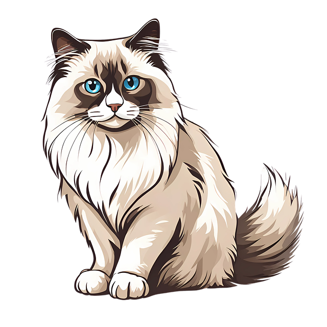 Free ai generated cat animal illustration