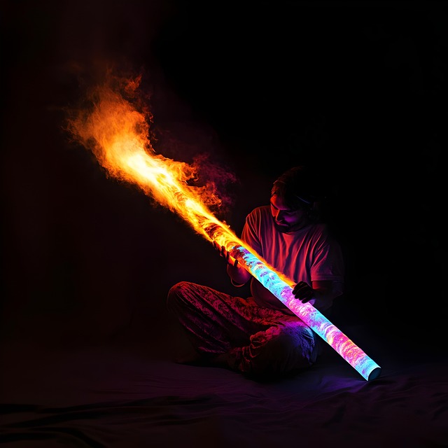Free ai generated didgeridoo instrument illustration