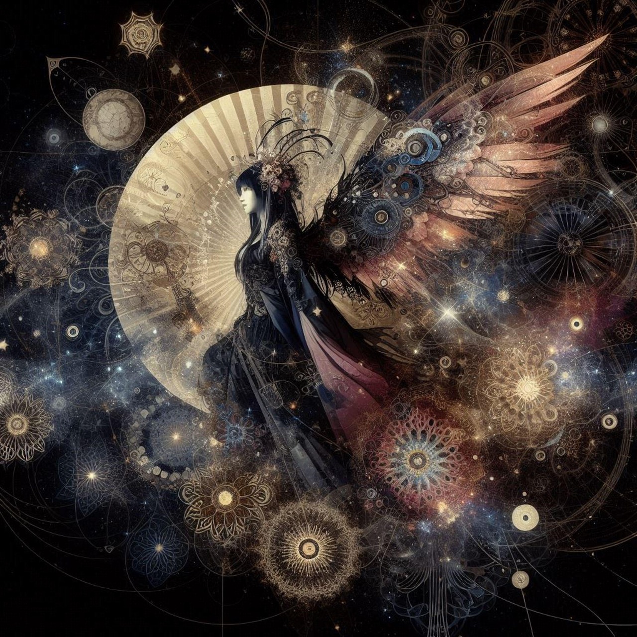 Download Ai Generated, Angel, Mystic. Royalty-Free Stock Illustration ...