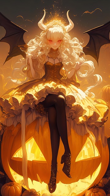 Free ai generated woman gothic illustration