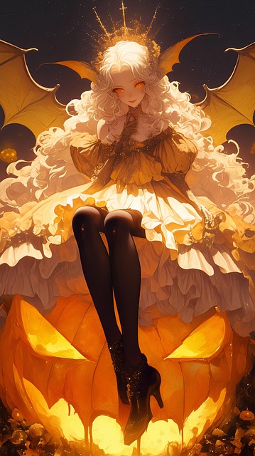 Free ai generated woman gothic illustration