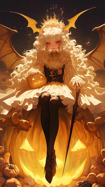 Free ai generated woman gothic illustration