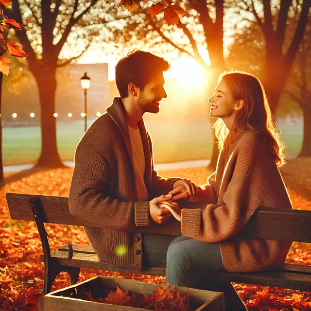 Paar, Liebe, Natur, Romantisch, Park