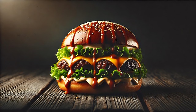 Ai Generiert, Burger, Gourmet, Käse