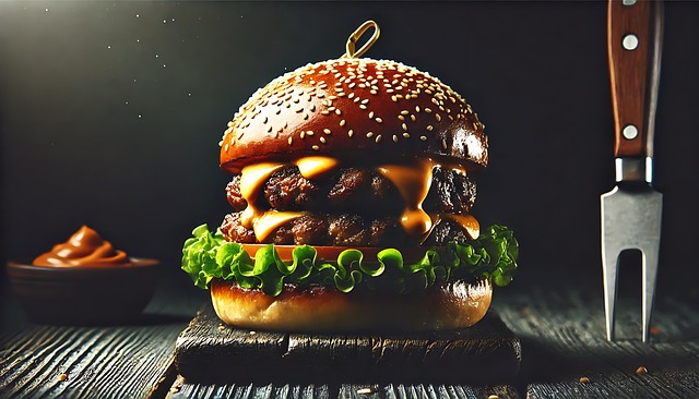 Ai Generiert, Burger, Gourmet, Käse