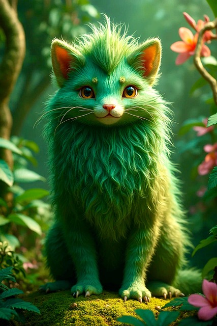 Free ai generated cat limb illustration