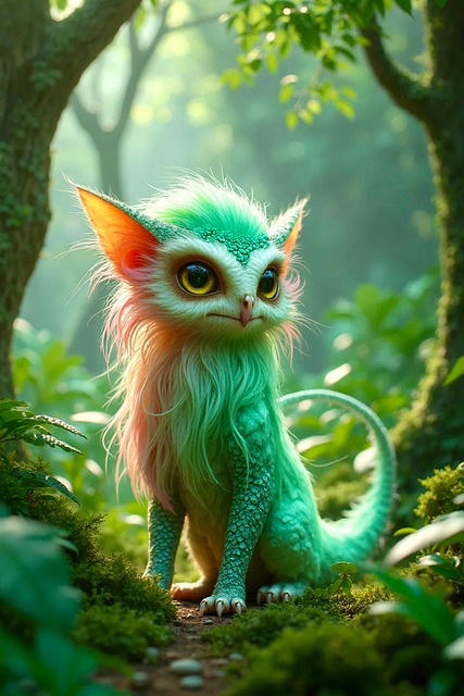 Free ai generated creature nature illustration