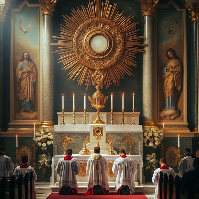 Free ai generated communion eucharist illustration