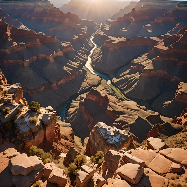 Free ai generated grand canyon canyon illustration